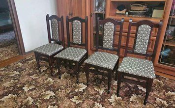 ➤Ціна 1 350 грн UAH Купити Стілець дерев'яний Нерб для вітальні лак горіх ➤Каштан ➤Стільці кухонні➤Nerb➤601ST фото
