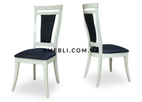 ➤Ціна 2 676 грн  Купити Стілець дерев'яний Зікрам дерево біле➤Ваніль ➤Стільці дерев'яні ➤okram➤0180okram фото