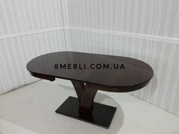 ➤Ціна 13 090 грн UAH Купити Стіл розкладний овальний 120х80(+40) для кухні➤Горіх ➤Стіл кухонний ➤Rotanes➤2242SEN фото