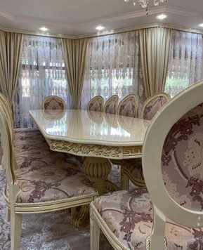 ➤Ціна 39 975 грн UAH Купити Стіл обідній Атанос 200х100(+50+50) 2➤natural-white ➤Стільці дерев'яні ➤Ренарф➤0092FRA1 фото