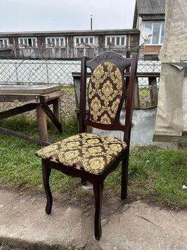 ➤Цена 2 211 грн UAH Купить Стул для кухни деревянный мягкий лак коричневый ➤Коричневый ➤Стулья деревянные➤Еко➤47.10ST фото