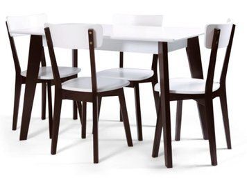 ➤Цена 6 500 грн UAH Купить Стол кухонный Налим 120х70 деревянный wenge-white ➤wenge-white ➤Столы круглые➤Kulvpa➤0041PAV фото