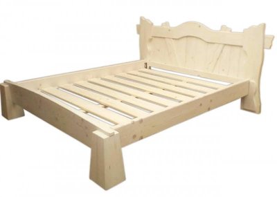 ➤Цена 8 025 грн UAH Купить Кровать деревянная односпалная Адьлози 90х200 под старину ➤Бук натуральный ➤Кровать под старину➤МЕКО➤0131МЕКО фото