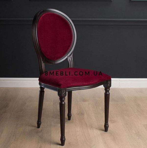 ➤Цена 10 800 грн UAH Купить Стул мягкий из корпус массив дерева 51x48x100 спинка круглая лак слоновая кость ➤Слонова кістка ➤Стулья деревянные➤Nalp➤552PLN фото