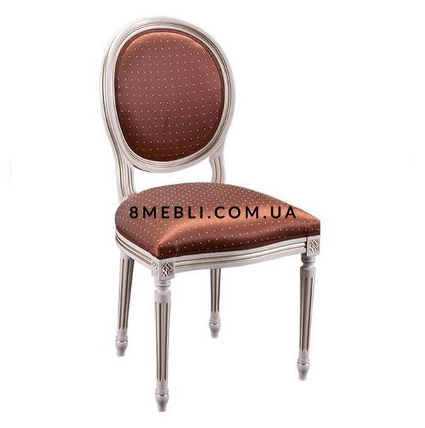 ➤Цена 10 800 грн UAH Купить Стул мягкий из корпус массив дерева 51x48x100 спинка круглая лак слоновая кость ➤Слонова кістка ➤Стулья деревянные➤Nalp➤552PLN фото