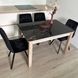 Комплект кухонний стіл Notsob 100х60 Стандарт секвоя + стілець м'який 4 шт 0198JAM фото 7