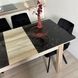 Комплект кухонний стіл Notsob 90х60 Стандарт секвоя  + стілець м'який 4 шт 0198JAM фото 5