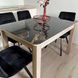 Комплект кухонний стіл Notsob 90х60 Стандарт секвоя  + стілець м'який 4 шт 0198JAM фото 3