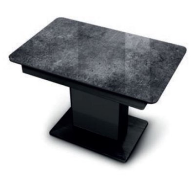 ➤Цена 10 840 грн UAH Купить Раздвижной стол на кухню Премиум mode am 17 ➤Черный ➤Стол➤Maj➤236.16СТ фото