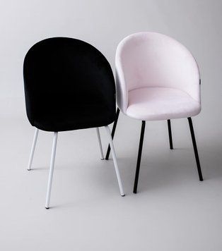 ➤Ціна 6 030 грн UAH Купити Стілець крісло 51x45x81 на металевих опорах чорний➤Чорний ➤Стілець крісло м'яке➤Nalp➤1991PLN фото
