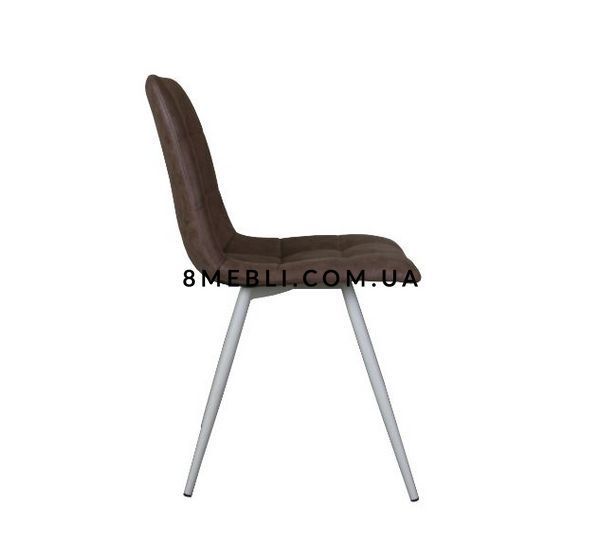 ➤Цена 1 922 грн UAH Купить Стул Ендис 02 опоры металлические беж 46х53хh89 нубук коричневый ➤бежевый + коричневый ➤Стулья для КаБаРе➤Oced➤0030DEC фото