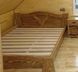 Ліжко дерев'яне полуторна Адьлози 2 під старовину 0133МЕКО фото 2