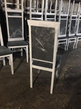 ➤Ціна 3 360 грн UAH Купити Вітальний стілець на дерев'яному каркасі м'який➤Білий ➤Стільці з м'яким сидінням та твердою спинкою➤Nalp➤1116ST фото