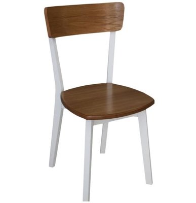 ➤Ціна 2 640 грн UAH Купити Кухонний стілець класичний дерев'яний 42x43x83 корпус білий сидіння бук➤Білий ➤Тверді➤Nalp➤894PLN фото