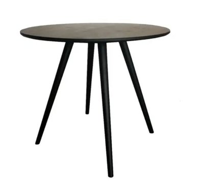➤Ціна 5 837 грн UAH Купити Круглий стіл у стилі модерн D90 для сучасної кухні масив дерева➤Темний горіх ➤Стіл обідній➤lebem➤235ММЕ фото