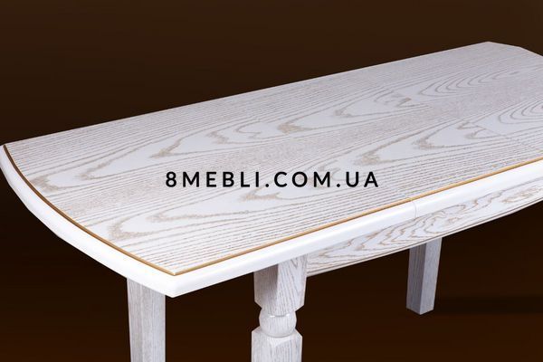 ➤Ціна 15 142 грн UAH Купити Стіл із масиву дерева 85х140+50 розкладний лак каштан➤Каштан ➤Стіл у вітальню➤Kit➤001GAY фото