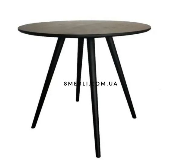 ➤Ціна 5 837 грн UAH Купити Круглий стіл у стилі модерн D90 для сучасної кухні масив дерева➤Темний горіх ➤Стіл обідній➤lebem➤235ММЕ фото