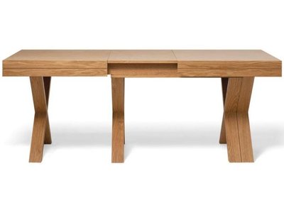 ➤Ціна 35 700 грн UAH Купити Дерев'яний стіл для сучасної кухні 150х90(+50х4) горіх лак➤Горіх ➤Столи круглі➤Nalp➤467PLN фото
