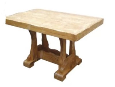 ➤Ціна 9 750 грн UAH Купити Обідній стіл дерев'яний великий під старовину Насиф 80х120➤Смерека ➤Стіл у альтанку➤Еко➤317 фото