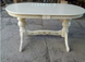 Овальний стіл дерев'яний розсувной для вітальні Касим білий патинований 200х100 (+40) 155СТ фото 3