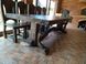 Обідній стіл дерев'яний нерозкладний під старовину 90х200 318 фото 2