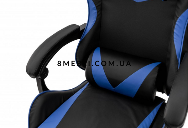 ➤Ціна 4 212 грн UAH Купити Геймерське крісло Thunder Black/Blue з додатковою вентиляцією➤Чорний ➤Крісла комп'ютерні ➤XIM➤000035XIM фото Ергономічне геймерське крісло з сітчастою спинкою та м&rsquo;яким сидінням з екошкіри. Ідеальне для тривалих ігрових сесій та роботи за комп&rsquo;ютером. Регулювання висоти газліфтом, міцна металева конструкція.