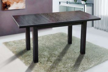 ➤Цена 11 052 грн UAH Купить Раскладной стол для кухни из массива дерева 80х120+40 венге ➤Венге ➤Стол кухонный ➤Kit➤005KRP фото