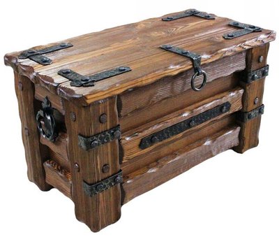 ➤Цена 21 750 грн UAH Купить Сундук деревянный для хранения 90х65хh55  под старину ➤ ➤Комод под старину➤МЕКО➤0195МЕКО фото
