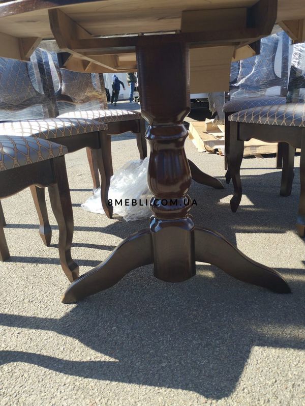 ➤Цена 6 900 грн UAH Купить Деревянный стол 120х80+ 40 вставка Нерб ➤Белый ➤Стол обеденный ➤Nerb➤099СТ.1 фото
