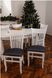 Стул кухонный Алуег 44х53х95 с твердой спинкой White, Емілія 93 var 7 0084PAV фото 2