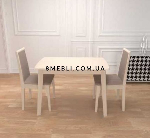 ➤Цена 8 395 грн UAH Купить Стол для кухни раскладная столешница с механизмом бабочка 74х109+30 лак орех темный ➤ ➤Стол обеденный ➤Kit➤025ULT фото