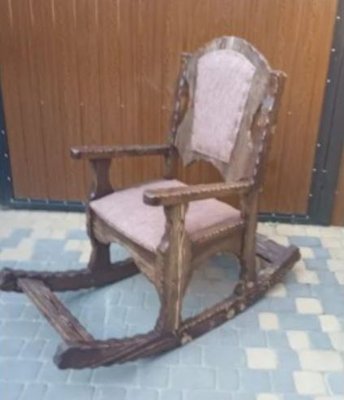 ➤Цена 5 461 грн UAH Купить Кресло качалка под старину из натурального дерева Мурад ➤ ➤Стул садовый➤➤199ST фото