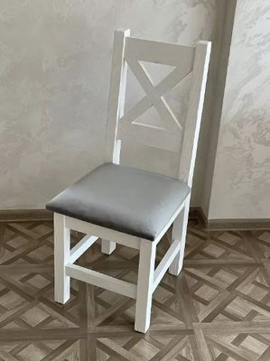 ➤Ціна 2 340 грн UAH Купити Білий стілець м'який класичний з м'яким сидінням Міка➤Білий ➤Стілець садовий➤Еко➤200ST фото