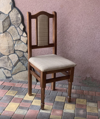 ➤Ціна 1 170 грн UAH Купити М'який стілець для вітальні Нерб дерево горіх➤Горіх ➤Стільці дерев'яні ➤Nerb➤408ST фото