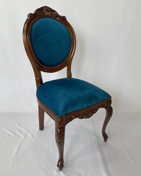 ➤Цена 8 610 грн UAH Купить Стул обеденный Яилицис 108х51х50h орех 4 ➤Blue ➤Стулья деревянные➤Ренарф➤0089FRA фото
