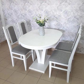 ➤Ціна 1 600 грн UAH Купити Стілець для обідньої зони Нерб 11➤біле дерево ➤Стільці дерев'яні ➤Nerb➤0008NRB фото