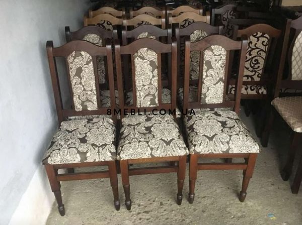 ➤Ціна 1 170 грн UAH Купити М'який стілець дерев'яний Нерб однотонний➤Горіх ➤Стільці кухонні➤Nerb➤07ST фото