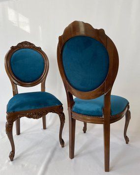 ➤Цена 8 610 грн UAH Купить Стул обеденный Яилицис 108х51х50h орех 5 ➤Sierra Blue ➤Стулья деревянные➤Ренарф➤0089FRA фото