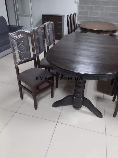 ➤Цена 10 650 грн UAH Купить Стол 160х90(+40) из натурального дерева Нерб слоновая кость ➤Слонова кістка ➤Стол обеденный ➤Nerb➤127.3СТ фото