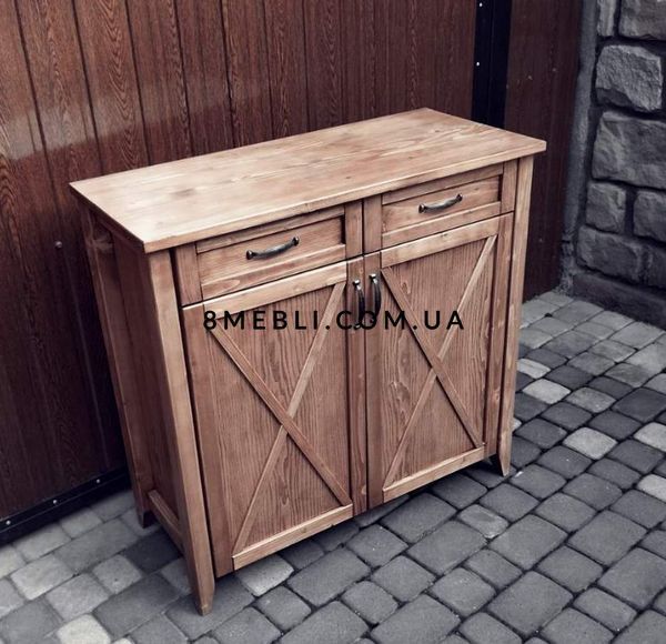 ➤Цена 17 905 грн UAH Купить Комод деревянный 2Ш2Д 90х40хh87 Тих под старину белый ➤Белый ➤Комод под старину➤МЕКО➤0169МЕКО фото