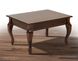 Журнальний стіл дерев'яний на фігурних ніжках 76х60х47 темний горіх 116ULT фото 2