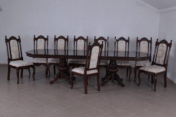 ➤Ціна 33 835 грн UAH Купити Стіл Атанос 200х100(+50х2) розкладний горіх var 5➤горіх світлий ➤Столи на одній опорі➤Ренарф➤0033FRA фото