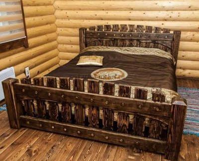 ➤Цена 11 155 грн UAH Купить Кровать деревянная в спальню под старину Сасоний 160х200 ➤ ➤Кровать под старину➤➤178ST фото