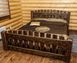 Ліжко дерев'яне у спальню під старовину Сасоній 160х200 178ST фото 1