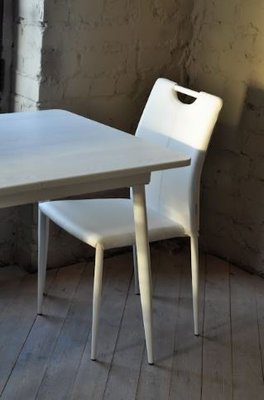 ➤Цена 1 250 грн UAH Купить Белый стул на металлических ножках 43х51хh89 Нотсоб ➤Слонова кістка ➤Для КаБаРе➤Oced➤0001DEC фото