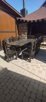 ➤Ціна 3 495 грн UAH Купити Дерев`яний стілець Селукрег твердий під старовину 6➤Коричневий ➤Стільці під старовину➤МЕКО➤0055МЕКО1 фото