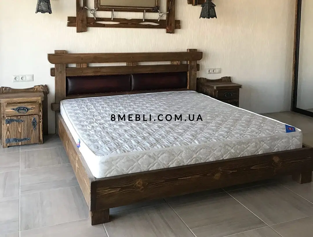 Ліжко дерев'яне Сілеб під старовину