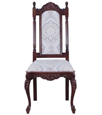 ➤Ціна 7 785 грн UAH Купити Дерев'яний стілець з високою спинкою 46x50x112 м'який лак горіх темний➤Темний горіх ➤Стільці дерев'яні ➤Nalp➤525PLN фото