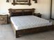 Ліжко дерев'яне Сілеб 160х200 під старовину 0120МЕКО фото 1