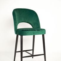 ➤Ціна 6 056 грн UAH Купити Барний стілець м'який 44х44х117 на дерев'яних ніжках M0046 тканина чорний➤Чорний ➤Стільці барні➤lebem➤192ММЕ фото